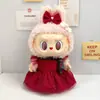 [Solo Ropa de Bebé] Ropa de Reemplazo para Muñeco de Peluche de Vinilo Labubu de 38 cm Falda Mokoko para Muñeco Labubu