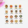 Cuentas de oro antiguas, cuentas sueltas de esmalte, accesorios huecos, cuentas espaciadoras, cuentas de transferencia de oro, accesorios de pulsera DIY, pulsera con cuentas