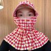 Nuevo sombrero de protección solar de verano a prueba de viento a prueba de polvo protección facial protección del cuello femenino sombrero de sol para ciclismo campo de trabajo al aire libre sombrero para recoger té