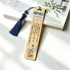 Marcador de página de bambu, design para cuidado com os olhos, lembrete de leitura, promove um equilíbrio saudável entre vida pessoal e profissional, adequado para estudantes, com um estilo tradicional chinês, um presente criativo e único