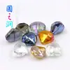 Accesorios para joyería hechos a mano DIY cuentas de vidrio de cristal con forma de presión de agujero mediano colgante 20MM ojo de buey cuentas sueltas venta al por mayor