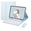Funda Protectora para Tableta iPad Mini 6 Mini 123456 Carcasa Funda de Cuero con Teclado Bluetooth Inalámbrico Tapa Redonda Adecuado
