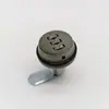 Cerradura de contraseña para cajón color pistola de 30 mm, cerradura de contraseña mecánica de tres dígitos, cerradura de dial de contraseña