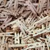 Suministro Transfronterizo de Clips de Color Mixto, Clips de Madera Coloridos, Clips Decorativos Hechos a Mano para Fotos DIY, Clips para Notas, Color Natural