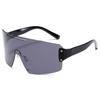 2895 Gafas deportivas envolventes de gran tamaño sin marco europeas y americanas Gafas de sol Amazon Gafas de sol anti-UV para montar