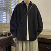 Camisa de manga larga estilo cityboy japonés para hombre, primavera, chaqueta retro americana de trabajo, estilo Hong Kong, top casual de moda