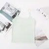 Chaleco Pequeño de Verano para Niños Algodón Estilo Coreano Camisola Básica para Niña Camiseta Básica para Bebé Top de Color Sólido