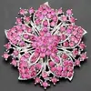 Atacado de joias da moda Broche de cristal coreano de alta qualidade com incrustação de diamantes Broche de Bauhinia fivela de toalha de seda corsage atacado