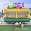 Celebridad de Internet Comercial Almacén en la Nube Móvil Restaurante Cafetería Puesto de Té con Leche Carrito de Comida Rápida Caravana de Camping RV Carrito de Comedor Multifuncional