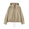 Comercio exterior transfronterizo ropa de mujer, nuevo estilo de otoño, moda europea y americana, chaqueta con capucha desmontable versátil 6318263