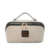 Bolsa de Cosméticos Transfronteriza, Nueva Bolsa de Almacenamiento Portátil de Lona Retro, Gran Capacidad, Neceser Portátil de Productos para el Cuidado de la Piel de Gama Alta