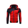 Moletom com zíper diagonal transfronteiriço, moletom liso, moletom masculino outono/inverno, sportswear casual moderno e estiloso