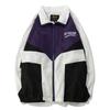 Chaqueta ulzzang de Corea del Sur, estilo Harajuku, marca de moda urbana de Hong Kong, chaqueta holgada retro con bloques de color, cortavientos deportivo.