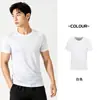 Camiseta de malla transpirable de secado rápido con iones de plata para verano, cuello redondo, manga corta, personalizada con impresión de logotipo, pedido mínimo una pieza