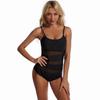 2021 Nuevo Leopardo Comercio Exterior Europa y América Amazon AliExpress Traje de Baño de una Pieza Triángulo Sexy Talla Grande Costura de Encaje