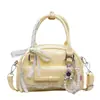Bolsa de Boliche de Alta Qualidade Estilo Coreano da Moda para Mulheres 2025 Bolsa de Ombro para Meninas da Moda de Nicho Versátil Bolsa Transversal Tendência