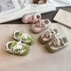 Novos Sapatos Infantis de Primavera e Outono Fofos com Laço de Rede Solado Macio Casual para Crianças Maiores, Tênis Forrest Gump