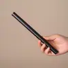 Tubo de Incienso Lacado de Sándalo Morado, Portainciensos Estilo Chino, Artesanía de Tubo de Incienso de Palo de Rosa Africano