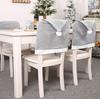 Suministros de decoración navideña funda de silla de tela no tejida gris funda para palillos funda de silla navideña sombrero grande al por mayor Nuevo