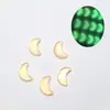 Celebridade da Internet Arte de Unhas Joias Luminosas Estrelas Lua Estrela de Cinco Pontas Gelo Fluorescente Unha Transparente Diamante Céu Estrelado Decoração Acessórios DIY