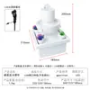 Adorno de Fuente de Agua de Escritorio para Circulación de Riqueza, Adecuado para Sala de Estar y Oficina, Rueda Feng Shui, Bonsái que Atrae Dinero, Regalo para Apertura de Negocio o Inauguración de Casa