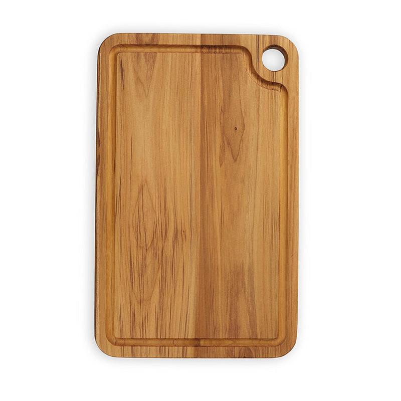 双面柚木切菜板 厨房蔬菜切菜板家用实木案板可定 制BSCI