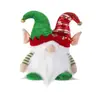Boneco Rudolph transfronteiriço Gnomo de lantejoulas de Natal Enfeite de Natal com luzes Boneco sem rosto