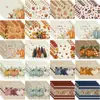 Nuevos Manteles de Otoño para Decoración de Acción de Gracias, Manteles de Mesa para el Hogar con Estampado de Calabaza y Hoja de Arce, Manteles de Lino Aislantes del Calor