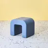 Taburete bajo creativo nórdico de plástico para el hogar taburete taburete taburete maquillaje sala de estar balcón mesa de centro pequeña al lado del sofá