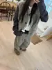Chaleco de Lana Delgado de Lana de Cordero Nuevo Estilo Invierno 2025 Dongdaemun Coreano para Mujer