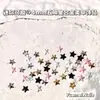 Japonês e Coreano Novo Mini Fofo 4mm Estrela de Cinco Pontas Liga de Metal Joias para Nail Art Colorido Estrela Decorações de Unha Atacado