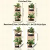 BR3448M simulação criativa plantas verdes em vaso tridimensionais adesivos de parede autoadesivos sala de estar quarto varanda adesivos decorativos camufladores