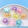 Acessórios de Flor de Ovo com Gradiente Luminoso de Resina Corda de Cabelo DIY para Cabelo Acessórios de Cabelo Capa de Celular Adesivo de Geladeira Patch de Beleza