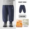 Calça de Moletom Forrada com Lã para Meninos Inverno Bebê Criança Calça Longa Calça de Algodão Infantil Joggers Grossos Quentes