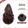Estilo de Cabello Coleta Falsa Rizos Flor de Pera Coleta Corta Peluca para Mujeres Cabello Esponjoso Natural Realista Peluca de Coleta Baja-Alta Trenza