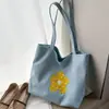 Shuai Mijia 2026 Otoño Nuevo Bolso Tote Floral Estilo Coreano para Mujer Alta Apariencia Bolso de Hombro Único Casual para Viajes Diarios Bolso de Axila