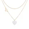 Collar de Amor Nuevo para el Día de San Valentín Transfronterizo de Amazon, Moderno, Fresco, Dulce y Lindo, Cadena para Clavícula, Regalo de Vacaciones