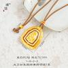 Tienda de oro con oro arena incrustado con diamante día importante Tathagata colgante de Buda giratorio collar de cuentas de transferencia colgante para mujer