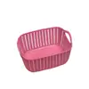En Stock Simple Hogar Escritorio Mimbre Similar Cesta de Almacenamiento Multifuncional para Snacks y Cosméticos Caja de Almacenamiento para Baño