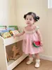 Vestido Amor de Bebé 2026 Nuevo Vestido de Verano para Niños Vestido de Verano para Niñas Estilo Coreano Retro Cuadros Vestido de Princesa