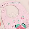 Babador de Silicone para Bebê Comer Impermeável Super Macio Babador Grande para Saliva Infantil Sem Lavagem Fácil de Limpar