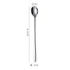 Vajilla de Acero Inoxidable 304 Cuchillo, Tenedor y Cuchara de Estilo Occidental Hotel Hogar Cuchara Cuchara para Hielo en Forma de Corazón Postre Regalo de Boda