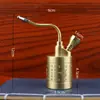 Cachimbo de Cabacinha de Cobre Puro Filtro de Água de Duplo Propósito Cachimbo de Fumo Seco de Latão Cachimbo de Fumo de Cabacinha de Metal Masculino de Quatro Propósitos