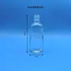 En Stock Venta al por Mayor Botellas de Vidrio Transparente de 5-100 ml para Aceites Esenciales con Gotero de Goma, Botellas Reutilizables, Botellas Cosméticas, Botellas de Perfume