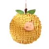 Pelota de Mano de Chenilla con Significado de Fruta Creativa Toalla de Mano Colgante de Cocina Creativa Toalla de Mano Absorbente de Secado Rápido