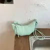 Bolsa Única em Formato de Chifre para Mulheres, Novo Estilo Primavera 2026, Bolsa de Ombro Transversal Estilo Ins para o Dia a Dia, Bolsa Versátil Tendência Formato Bolinho