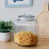 Potes de Vidro de 5kg, Potes Selados, Potes de Armazenamento, Potes de Arroz de Grande Capacidade, Potes para Farinha e Vinho, Designs em Relevo para Casa, Hotéis e Restaurantes