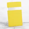 Espelho pequeno portátil de cor sólida espelho cosmético espelho cosmético de aço inoxidável resistente a estilhaços portátil portátil espelho portátil logotipo para impressão