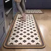 Tapetes de Cozinha Nórdicos Transfronteiriços, Sem Lavagem, Limpa com Pano, Tapetes de Chão Domésticos de Terra de Diatomáceas, Resistentes ao Desgaste, Limpáveis com Pano, Absorventes de Água, Tapetes para Pés Atacado