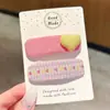 Pinza para el Cabello de Lana con Estampado de Leopardo para Otoño e Invierno para Mujer, Elegante Pinza para Flequillo Lateral, Pinza BB de Gama Alta para Pelos Sueltos, Pasador de Moda Estilo Retro